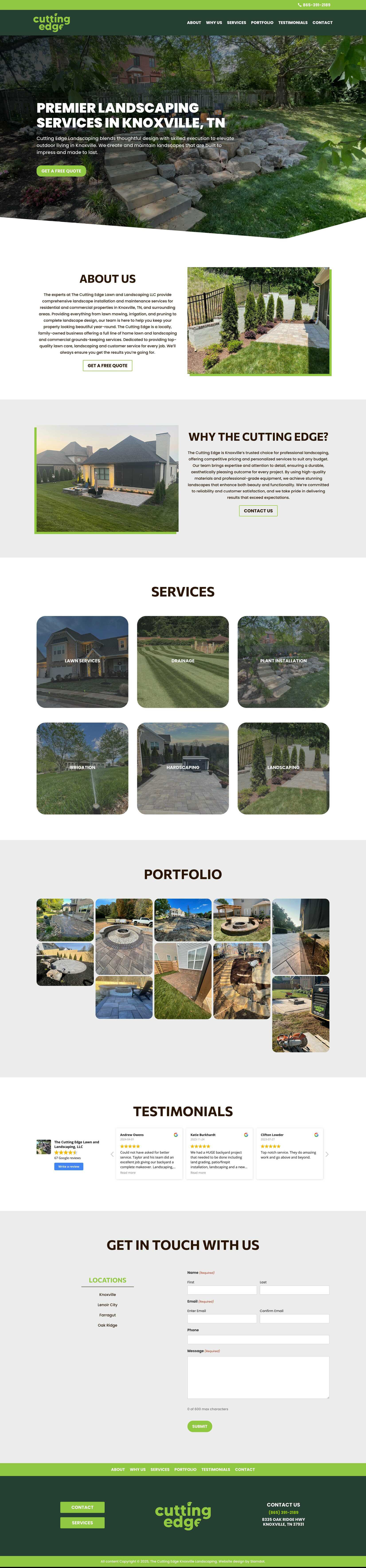 The Cutting Edge Knoxville Landscaping