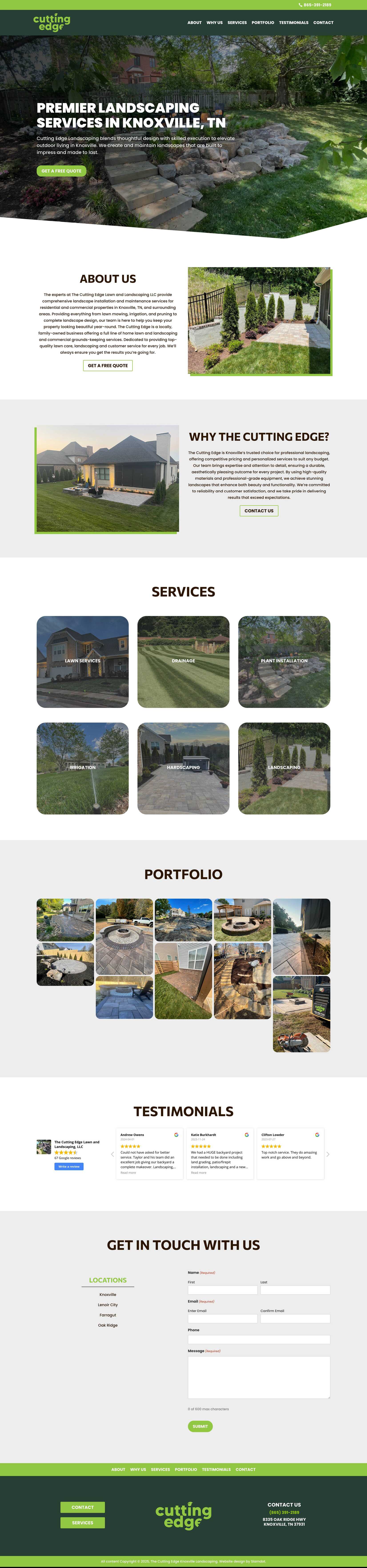 The Cutting Edge Knoxville Landscaping